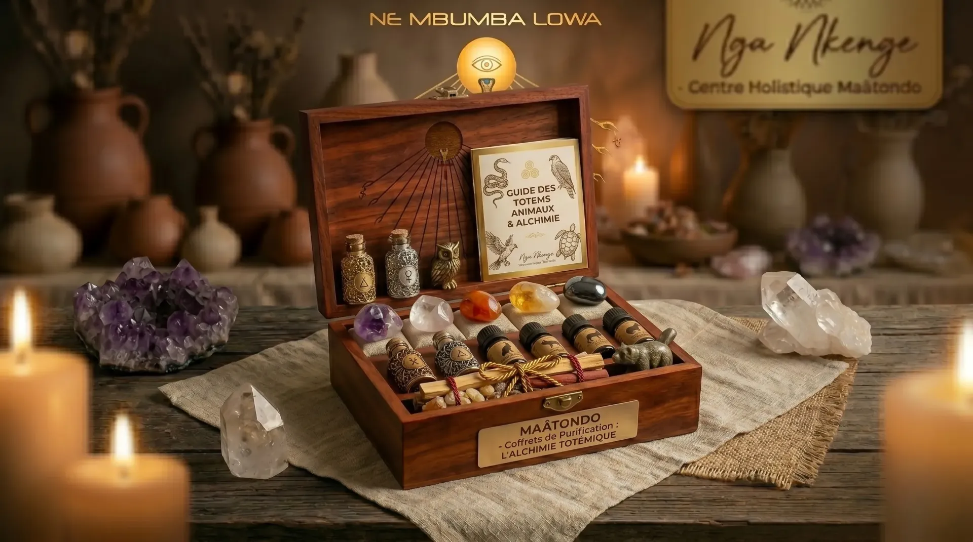 COFFRET 3 – L’ALCHIMIE TOTÉMIQUE (Ancrage)